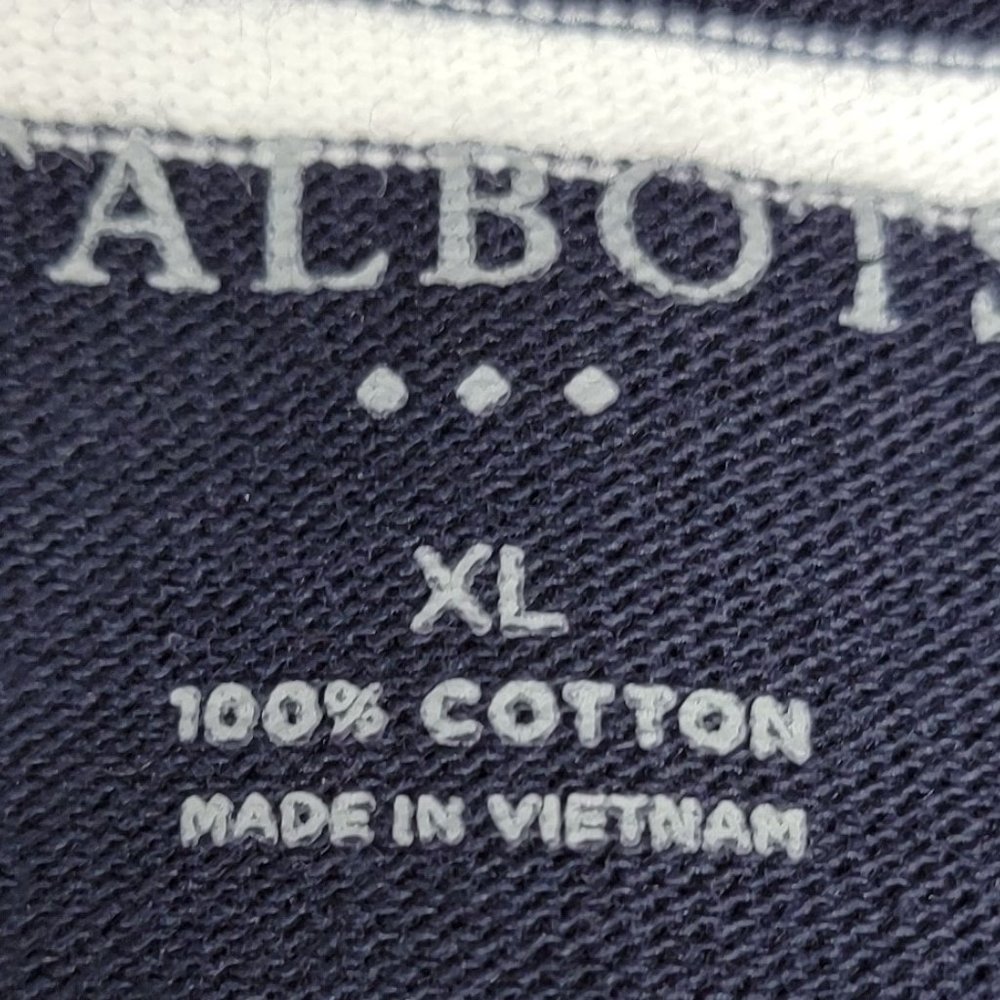 Talbots Nautical Shift Dress Blue & White Striped with Red Trim Size XL - Picture 3 of 5